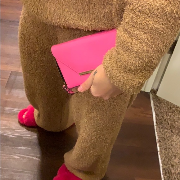 BCBGMAXAZRIA Pink Wallet Wristlet - Picture 6 of 6